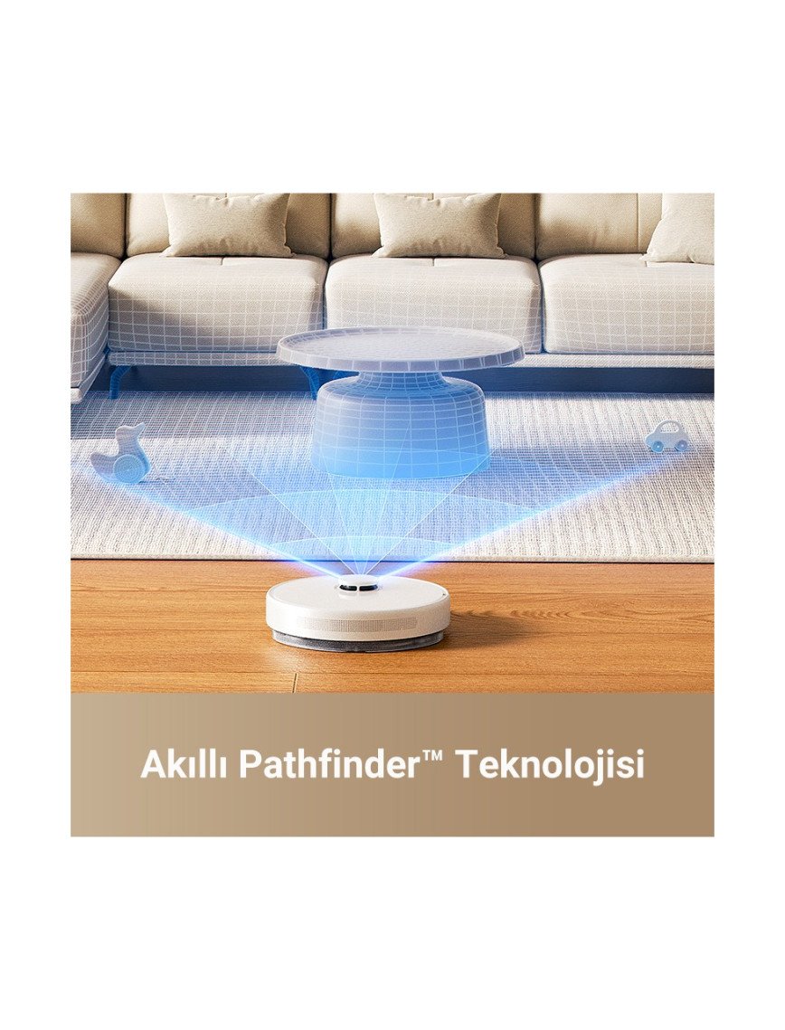 Dreame L10s Pro Gen 2 Robot Süpürge Beyaz, 7.000PA Emiş Gücü